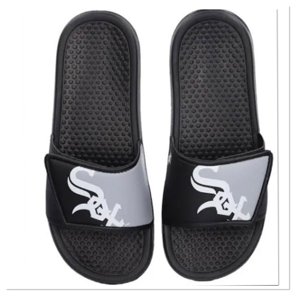 Youth Kids Chicago White Sox FOCO Youth Slide Sandals